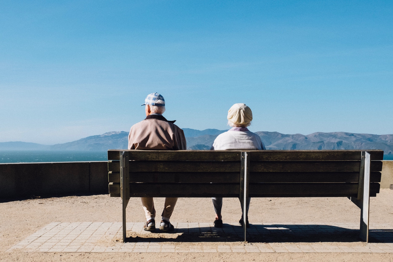 Senior Couple in the retirement community